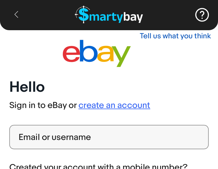 screenshot ebay sign up